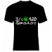 Тениска Weed It's 4:20 Somewhere - 500007